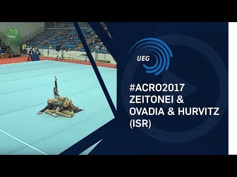 Women's group Israel - 2017 junior European Championships, dynamic final