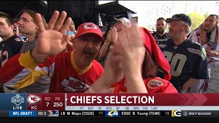 James Droz Anonounces Chiefs Pick