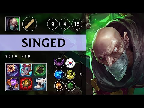 Singed Mid vs Hwei - KR Master Patch 25.21