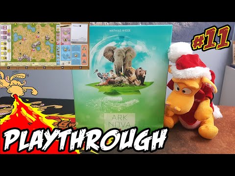 Ark Nova: Zoo Map Pack 1 - Solo Playthrough (Rescue Station)