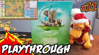 Ark Nova: Zoo Map Pack 1 - Solo Playthrough (Rescue Station)