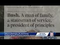 President George H.W. Bush remembered as 'statesman,' war hero around Washington D.C.