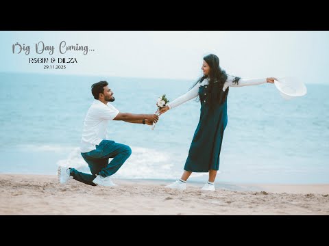 Kerala Trending Beach Background Save The Date// Robin and Dilza// Save The Date 