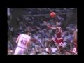 Michael Jordan Dunks on Bill Laimbeer From Near the Free Throw Line