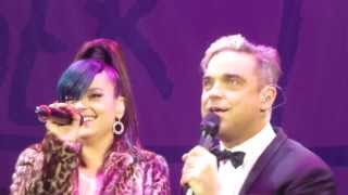 Lily Allen - Dream A Little Dream (w/ Robbie Williams) (HD) - Eventim Hammersmith Apollo - 19.12.13