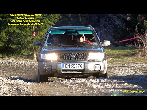 Jakub CZOCH /Mateusz CZOCH -Subaru Forester-KJS 2 Rajd Ziemi Sanockiej Nagórzany Bukowsko 12-03-2023