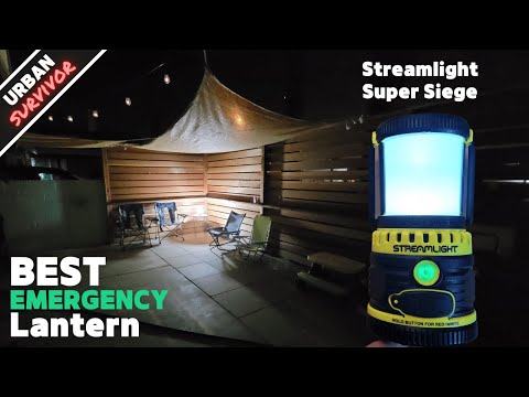 Is the Streamlight Super Siege the Best Emergency Lantern?(1100 lumens, 14 day runtime, White + Red)