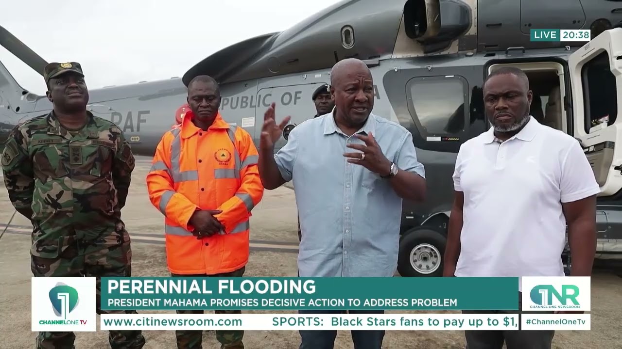Breaking: Mahama Speaks on Accra Flood Crisis, Promises Urgent Action