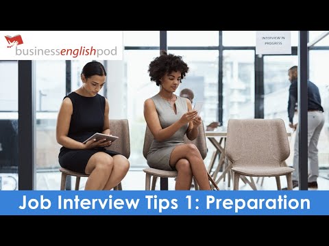 English Job Interview Tips 1 | Job Interview Preparation in English