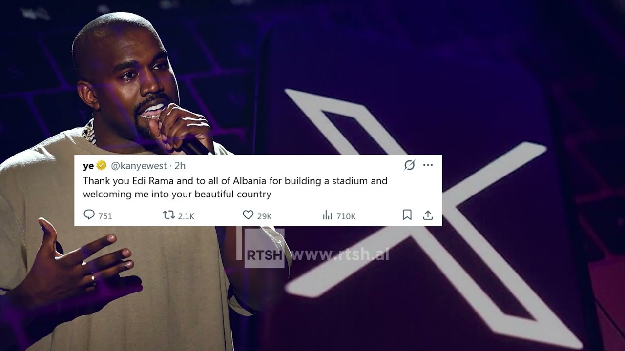 Koncerti i Kanye West – Artisti falënderon Shqipërinë për ngritjen e stadiumit dhe mikpritjen