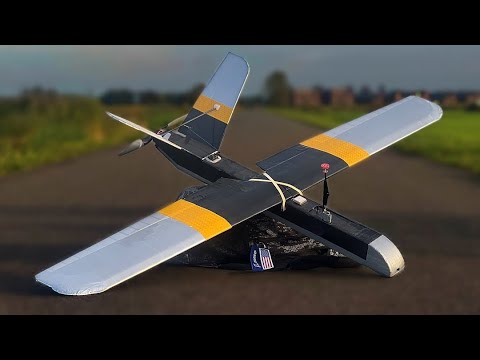 Homemade V-Tail Pusher for FPV - Endurance Flight Record - 100.5km Trip Distance