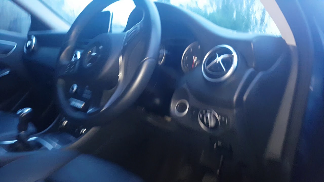 How To Mercedes Benz Open a bonnet A Class W176 2016 easy