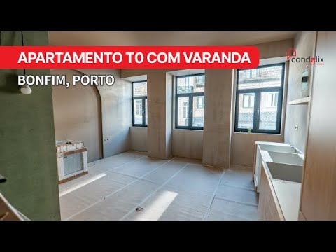 Apartamento T0 com Varanda no Bonfim