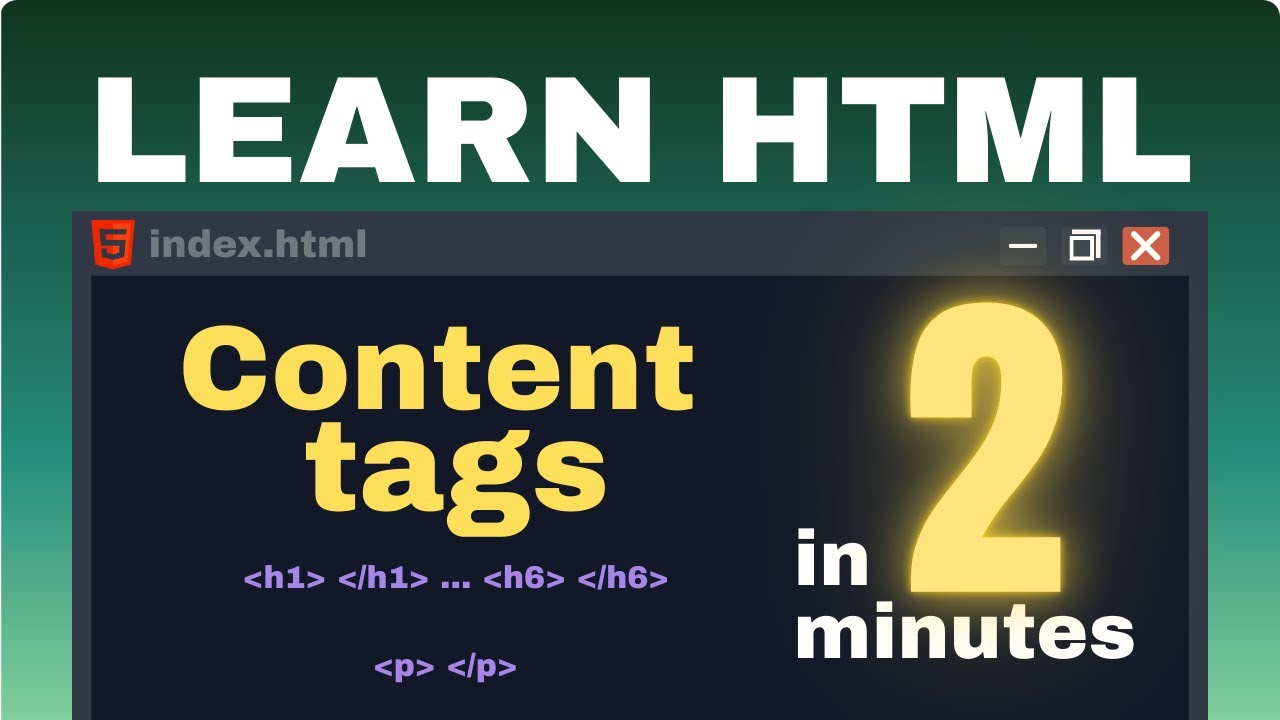 How to Create Heading & Paragraph Tags in HTML | HTML Series Part - 3 | HTML CSS JavaScript