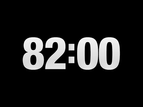 Countdown timer 1 hour and 22 minutes || 82 minutes