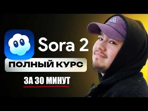 😱СЛИВ КУРСА ПО SORA 2. С 0 до PRO ИИ видео за 30 минут