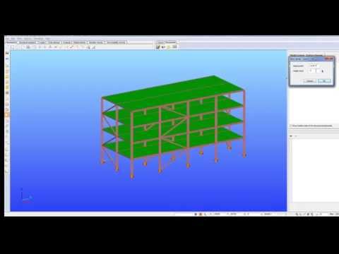 Storeys and model portions in ConSteel
