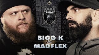 KOTD - Rap Battle - Bigg K vs Madflex | #TB2