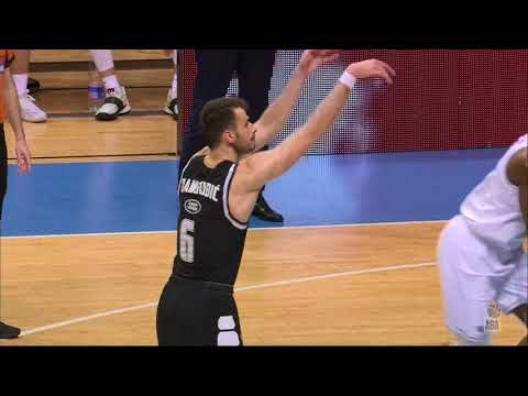 Domagoj Vuković with the GAME-WINNING BLOCK (Zadar - Partizan NIS, 27.2.2021)