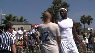 NBA Star LeBron James gets beat by David Kalb- Horse in Venice, Cali.