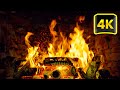🔥 Perfect Fireplace Burning for Relaxation | 4K Relaxing Fireplace & Crackling Fire Sounds (3 Hours)