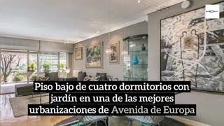 Piso Bajo en Avenida de Europa, Pozuelo