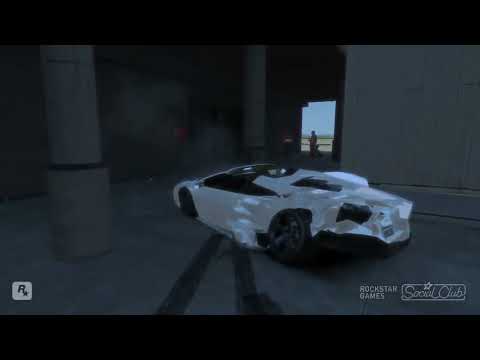 GTA 4 IV LAMBORGHINI REVENTON ROADSTER CRASH TESTING HD