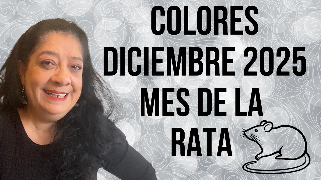 COLORES PARA DICIEMBRE 2025, MES DE LA RATA | Mónica Koppel Feng Shui