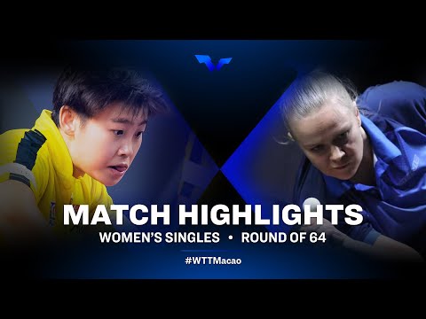Lin Ye vs Ganna Gaponova | WTT Star Contender Doha 2021 | WS | R64 Highlights
