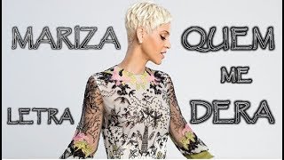 (LETRA / LYRICS) MARIZA - QUEM ME DERA