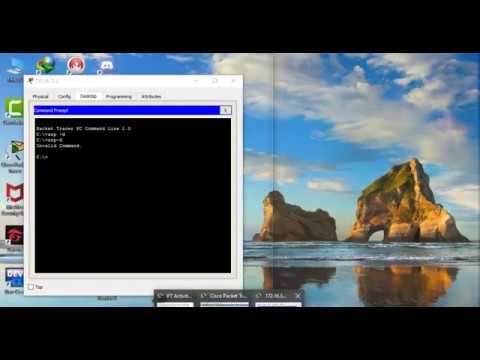 Cisco Packet Tracer 5.3.2.8  Examine the ARP Table