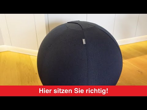 Artikelvideo 1 für LEITZ Ergo Active Sitzball dunkelgrau 55,0 cm, Artikelnummer 998637