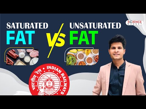 Difference Between Saturated & Unsaturated Fat | Unsaturated vs Saturated Fats by Neeraj Sir