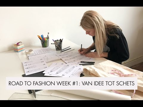 Road to Fashion Week #1: Van idee tot schets