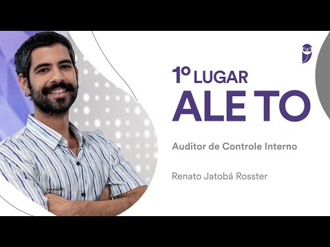 ALE TO: Conheça Renato Jatobá Rosster, aprovado em 1º Lugar para Auditor de Controle Interno
