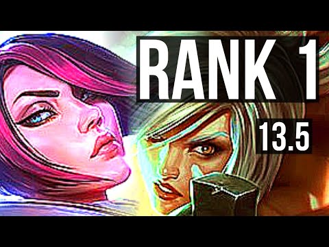FIORA vs RIVEN (TOP) | Rank 1, Rank 1 Fiora, 10/3/6, Dominating | TR Challenger | 13.5