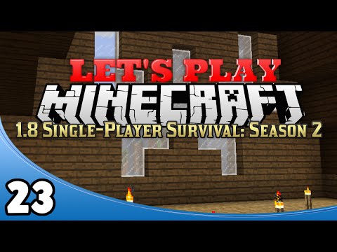 Minecraft 1.8 Single-Player Survival Season 2 - Ep. 23: The Double W