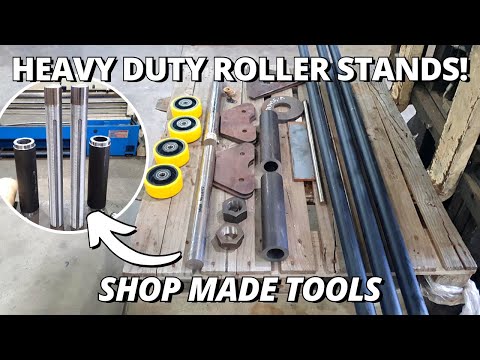 Making Heavy Duty Roller Stands! | Part 1 | Shop Made Tools