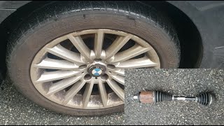 CV Axle Shaft Assembly replacement BMW 535i xdrive F10
