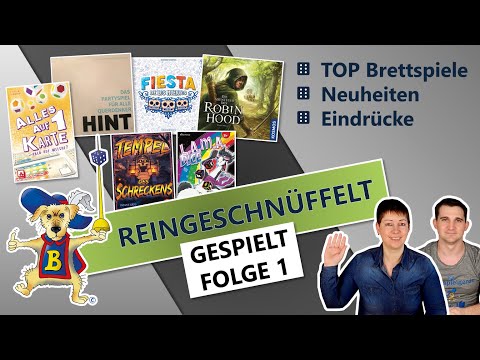 Reingeschnüffelt [Brettspiele die wir im März 2021 gespielt haben] Kurz vorgestellt -Brettspielgarde