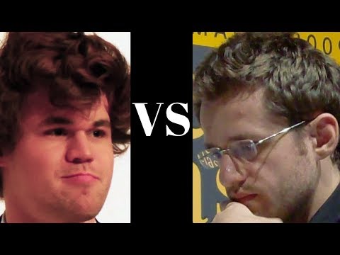 Amazing Chess Game : Magnus Carlsen vs Levon Aronian - Tata Steel 2012 - Queen's Gambit Declined