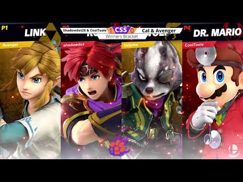 CSS 28 Doubles - W - Shadowdot28 & CoolToole (Roy/Dr. Mario) vs. Cal & Avenger (Wolf/Link) - SSBU