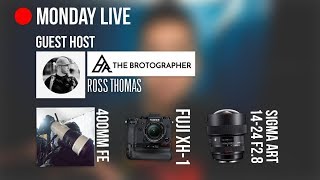 Monday Live: Sony 400mm FE Spotted, Fuji XH-1, Sigma 14-24mm F2.8 (Guest. Ross from Brotographer)