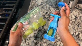 How to use grape slicer / grape slicer to prevent choking