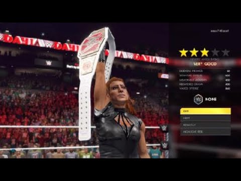 WWE 2K22: RAW Women's Championship Match: Becky Lynch vs. Liv Morgan