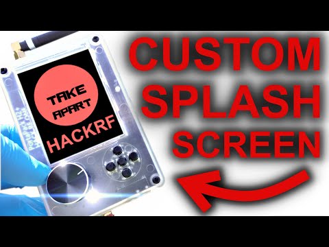 HackRF One Portapack H2+ custom SPLASH Picture...