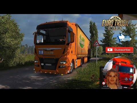Euro Truck Simulator 2 (1.34) MAN TGX Euro6 v2.2 (v1.34 fix) by MADster + DLC's & Mods