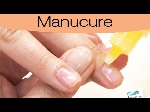 comment appliquer huile cuticule