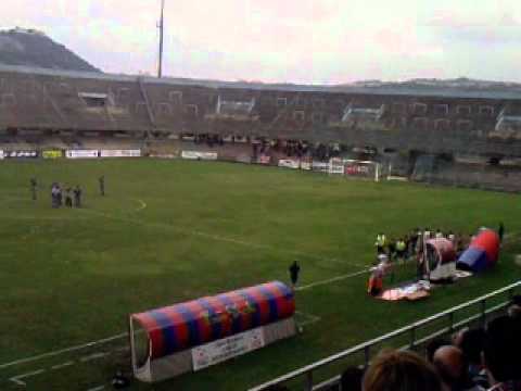 campobasso-perugia ingresso in campo squadre