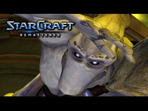 Starcraft Remastered: Brood War Protoss Ending Cinematic - Eradicating the Zerg on Shakuras